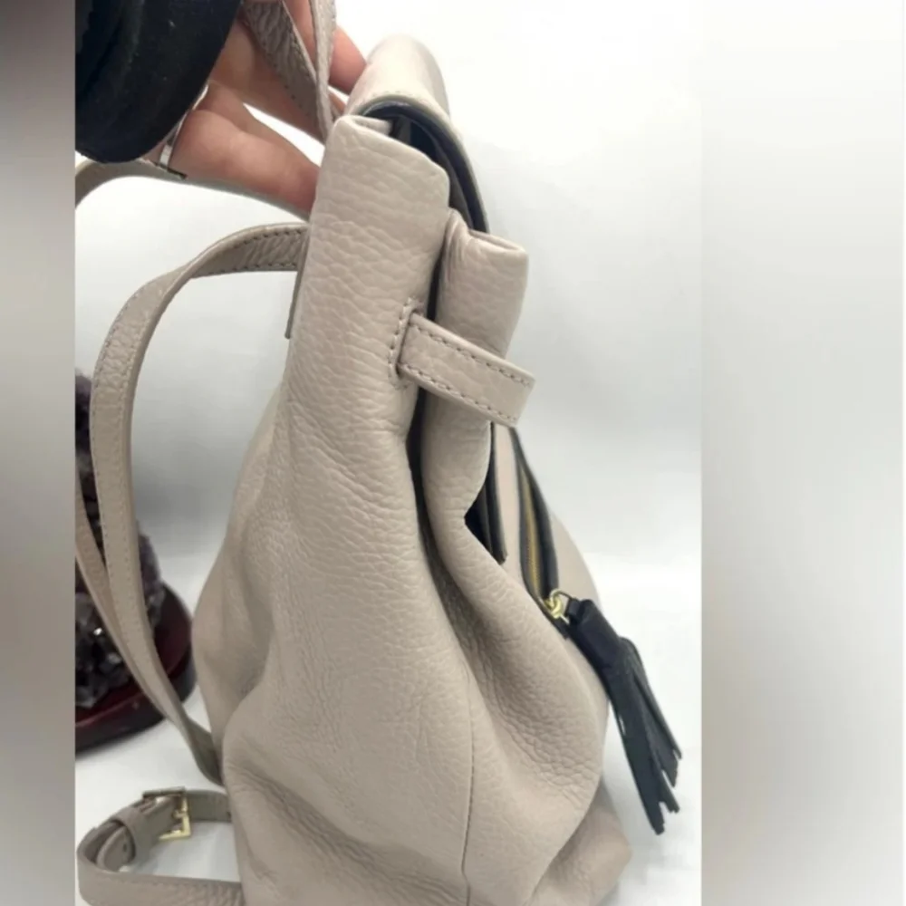Kate Spade Chester Street Kacy Gray Pebble Leather Backpack